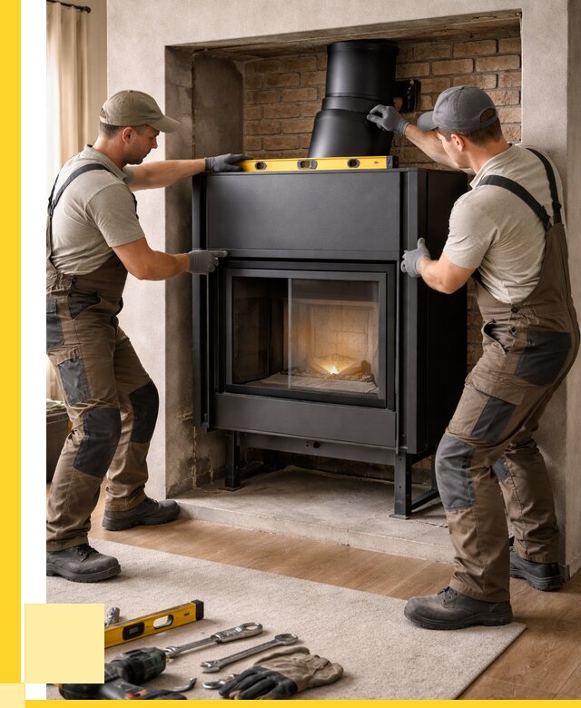 Установка каминных топок в Полысаеве под ключ от 18509 р. | ЭриданПлс