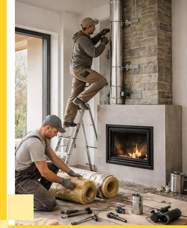 Монтаж дымоходов для каминов в Полысаеве от 15425 р. ЭриданПлс