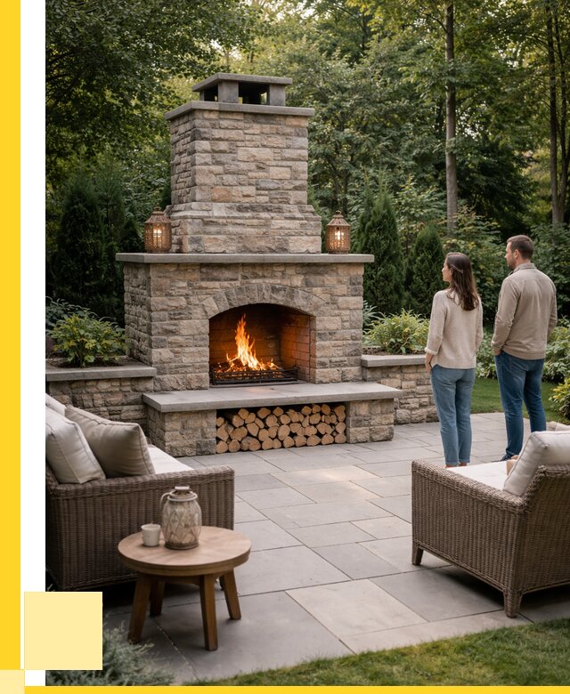 Уличные камины из кирпича в Полысаеве от 154245 р. | ЭриданПлс