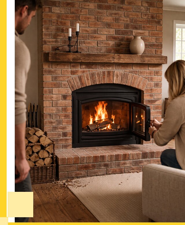 Кирпичные камины под ключ в Полысаеве от 154245 р. | ЭриданПлс