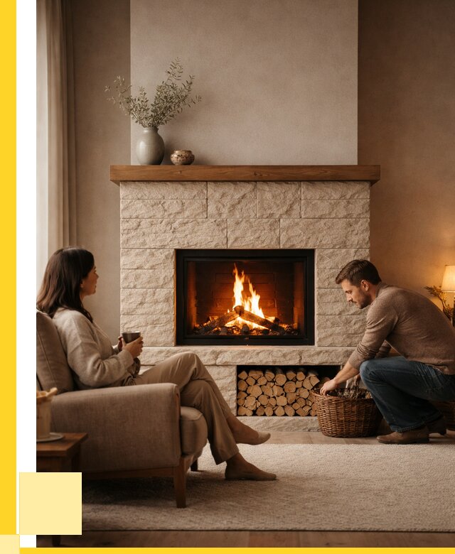 Камины для дома в Полысаеве под ключ от 154245 р. | ЭриданПлс