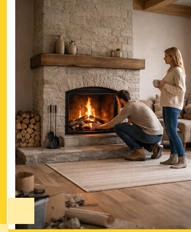 Камины для загородного дома в Полысаеве от 359905 р., ЭриданПлс