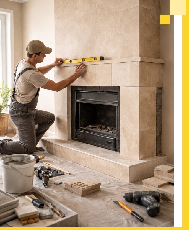 Установка и монтаж каминов в частном доме под ключ в Полысаеве