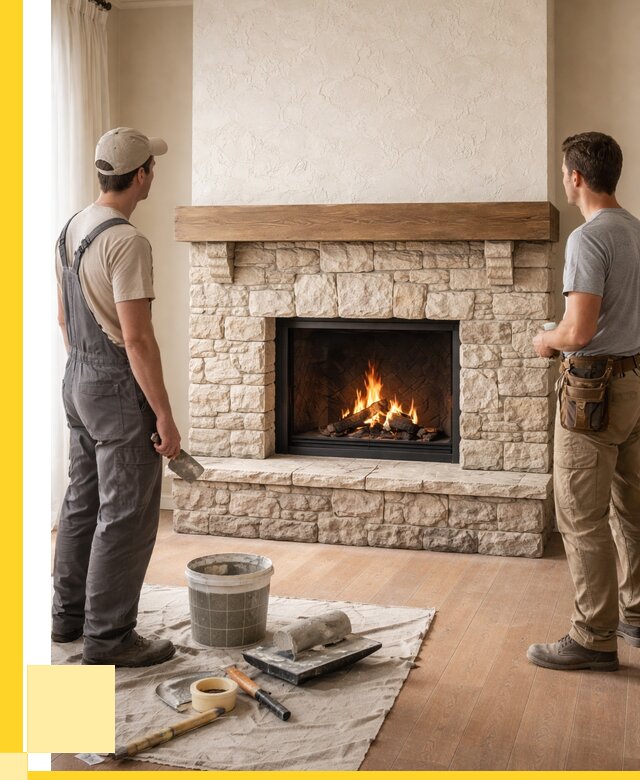 Отделка каминов в Полысаеве от 6684 р. под ключ | ЭриданПлс