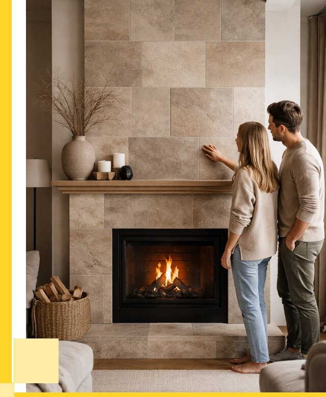 Облицовка каминов керамогранитом в Полысаеве от 4627 р. | ЭриданПлс