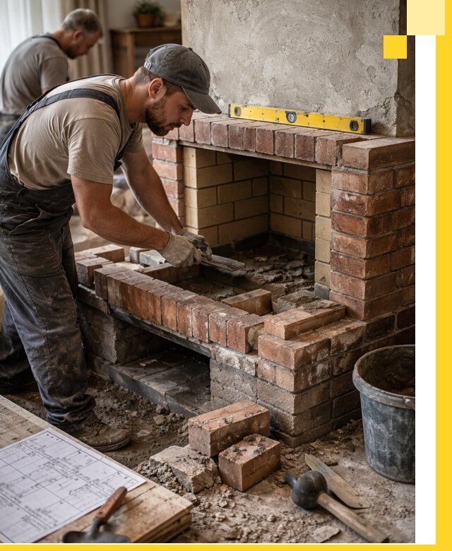 Изготовление и установка каминопечей под ключ в Полысаеве