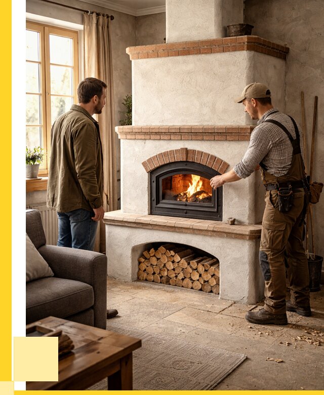 Печи камины в Полысаеве: кирпичные, изразцовые от 61698 р. | ЭриданПлс