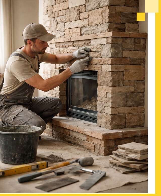 Проектирование и установка печей-каминов под ключ в Полысаеве