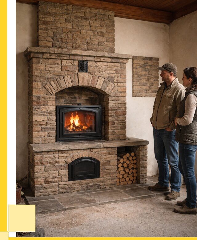 Кирпичная печь под ключ в Полысаеве от 154245 р. | ЭриданПлс