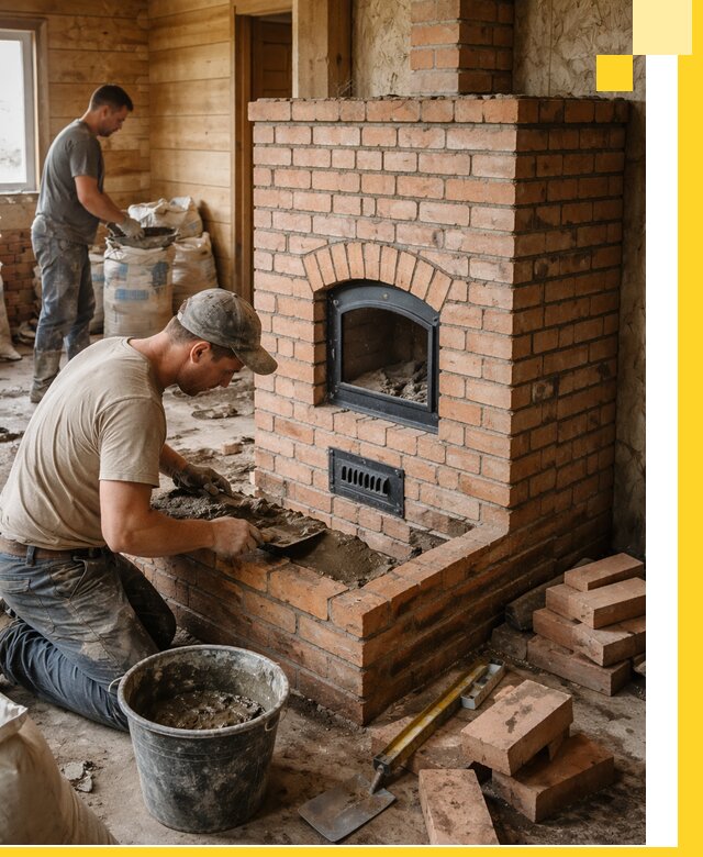 Профессиональное строительство печей в Полысаеве под ключ