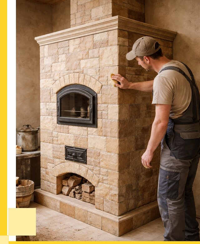 Облицовка печей в Полысаеве от 4627 р. под ключ | ЭриданПлс