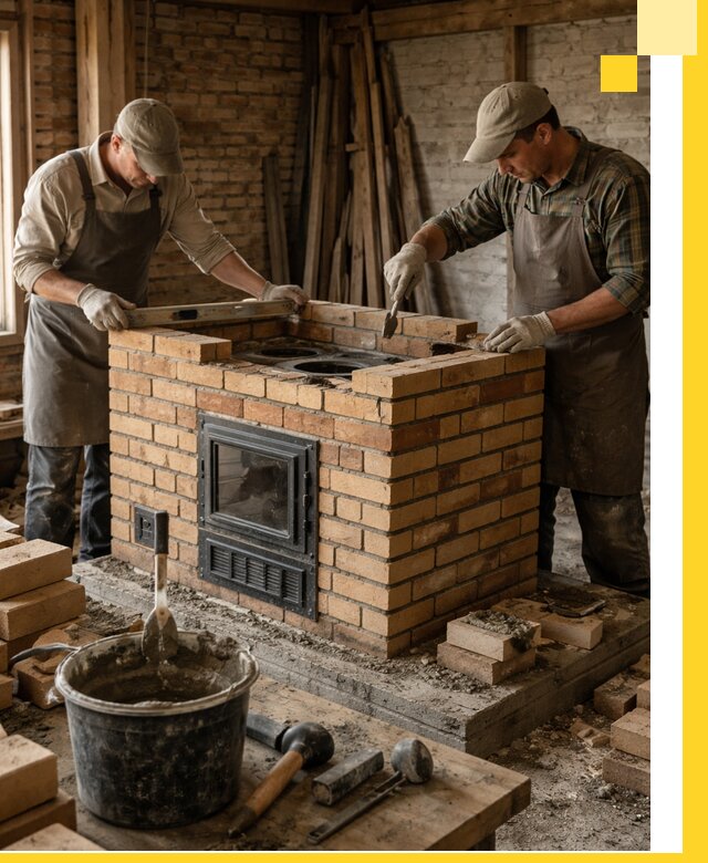 Изготовление и установка варочных печей под ключ в Полысаеве