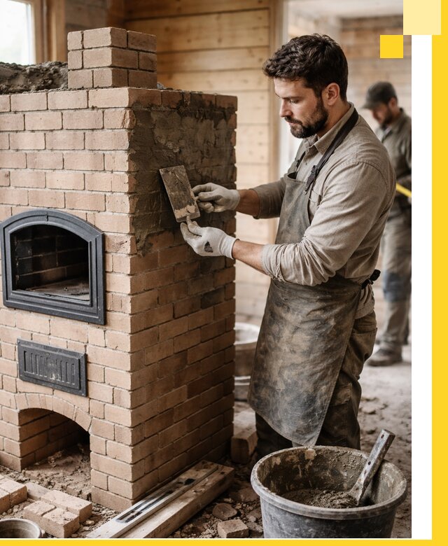 Изготовление и установка печей-шведок под ключ в Полысаеве