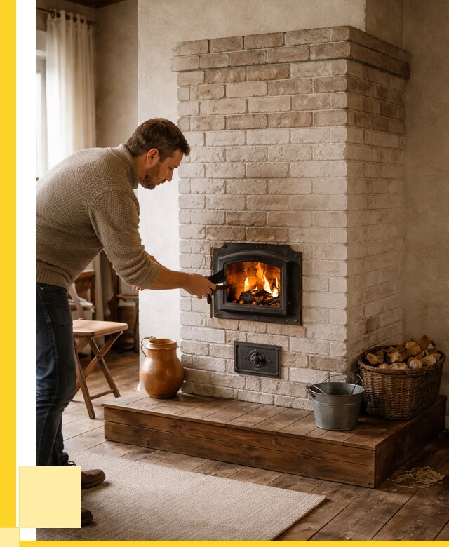 Печь голландка из кирпича в Полысаеве от 87406 р. | ЭриданПлс