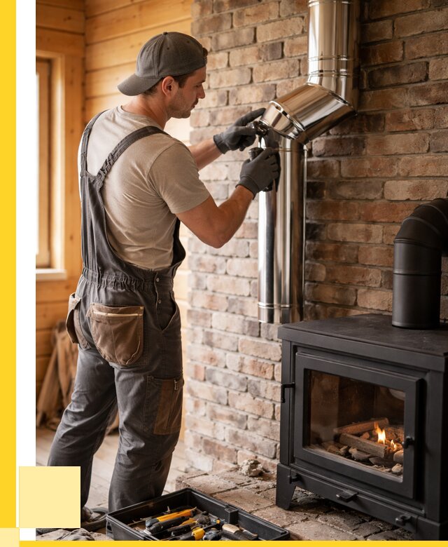Монтаж дымоходов для печей в Полысаеве от 7712 р. | ЭриданПлс
