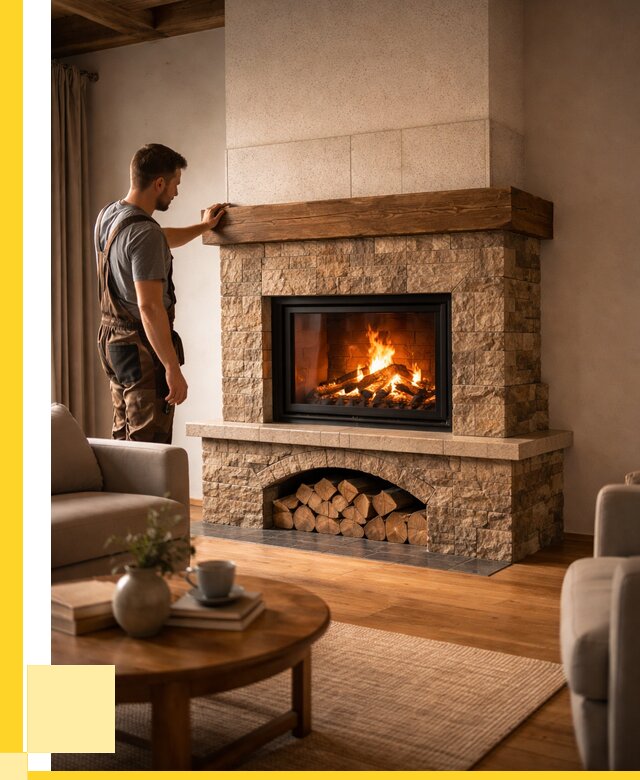 Печи камины для дома под ключ в Полысаеве от 56557 р. | ЭриданПлс