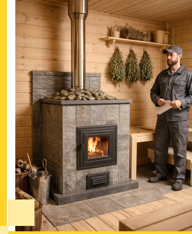 Печи для бани под ключ в Полысаеве от 123396 р. | ЭриданПлс