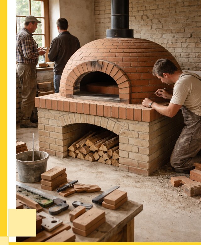 Помпейская печь дровяная для пиццы в Полысаеве | ЭриданПлс от 205660 р.