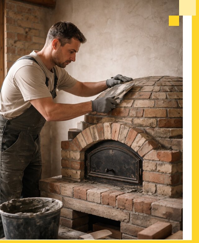 Изготовление и монтаж помпейских печей на заказ в Полысаеве