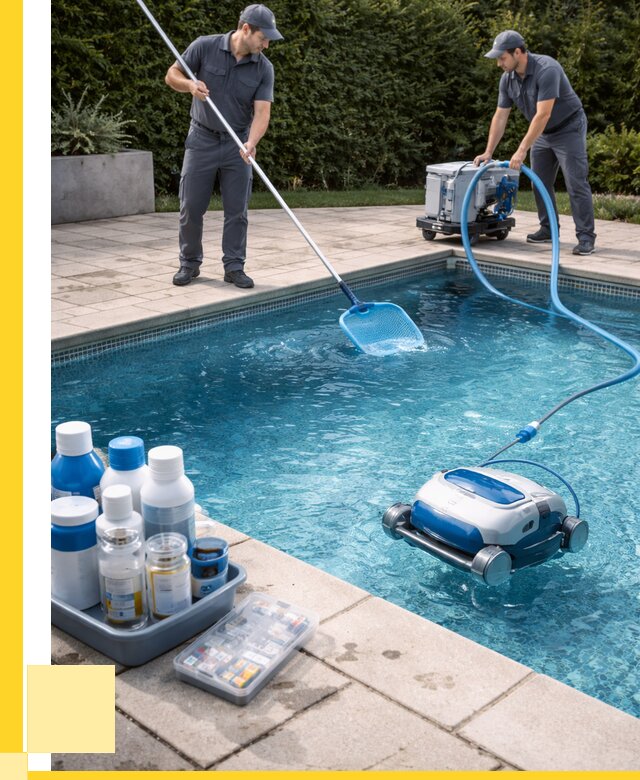 Чистка бассейнов в Полысаеве роботами, от 4627 р. | ЭриданПлс