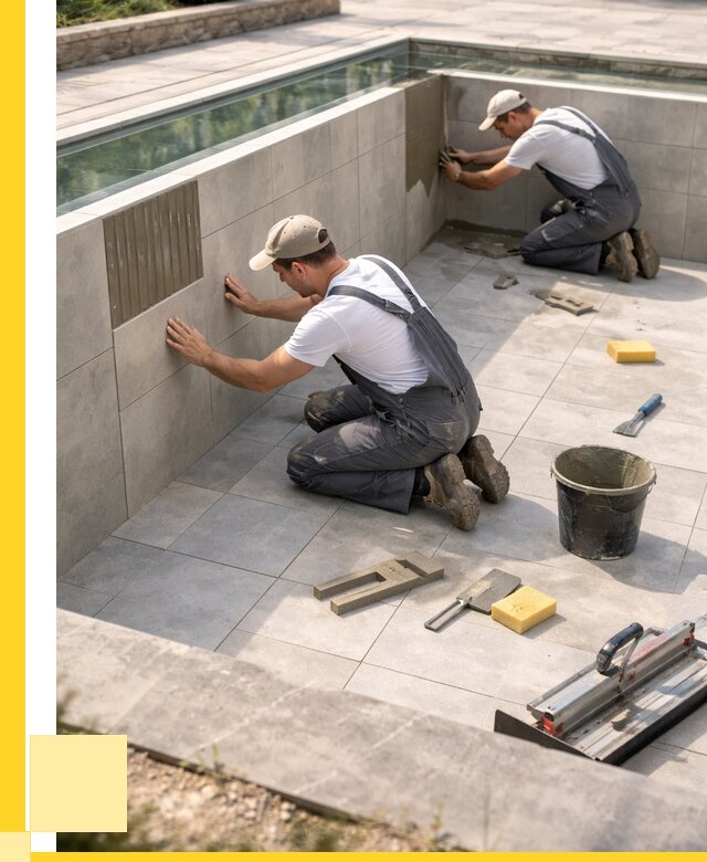 Облицовка бассейнов в Полысаеве от 4627 р. под ключ | ЭриданПлс