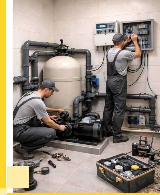 Монтаж оборудования для бассейнов в Полысаеве от 41132 р. | ЭриданПлс