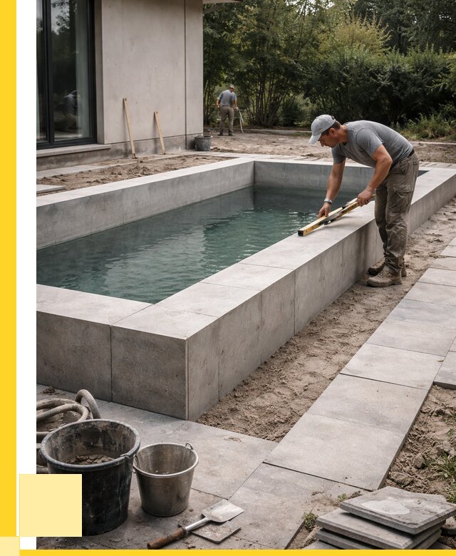 Строительство бетонного бассейна в Полысаеве от 1233960 р. | ЭриданПлс