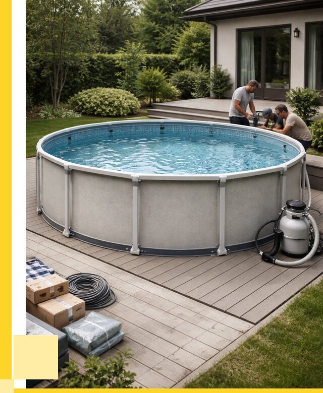 Купить каркасные бассейны в Полысаеве от 46274 р. | ЭриданПлс