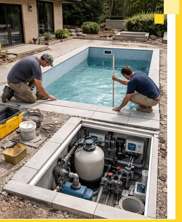 Строительство качественных домашних бассейнов под ключ в Полысаеве