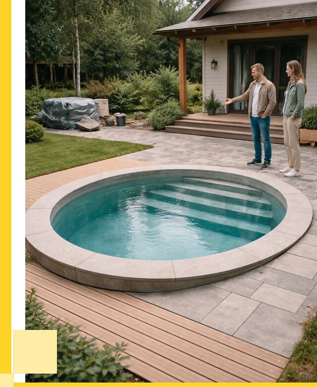 Бассейн на даче под ключ в Полысаеве от 205660 р., ЭриданПлс