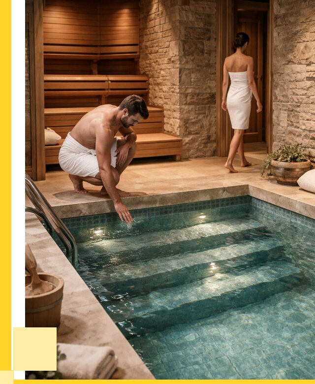 Сауна с бассейном под ключ в Полысаеве от 123396 р., ЭриданПлс