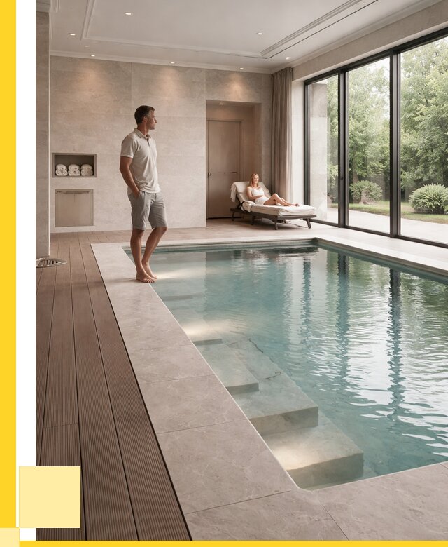 Бассейны в коттедже под ключ в Полысаеве от 1233960 р. | ЭриданПлс