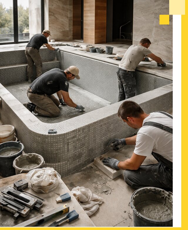 Строительство и установка СПА бассейнов под ключ в Полысаеве