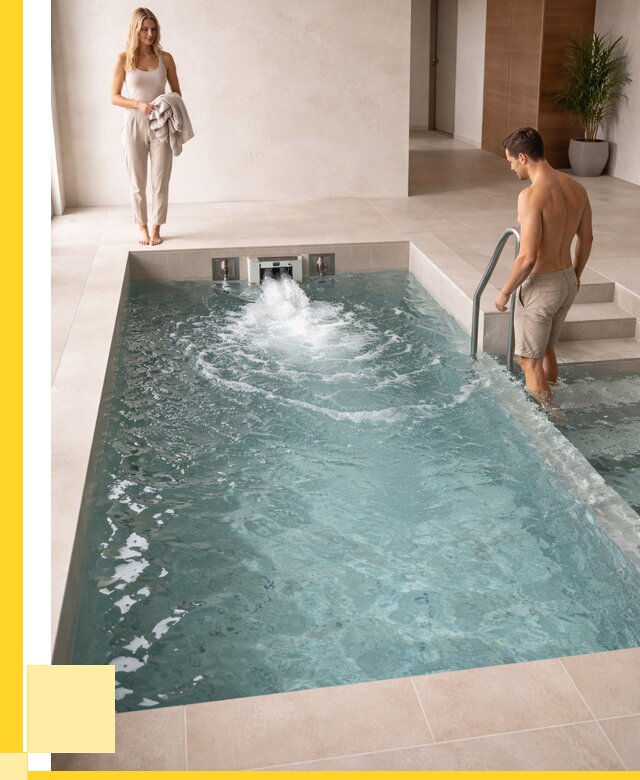 Бассейн с противотоком в Полысаеве от 257075 р. | ЭриданПлс