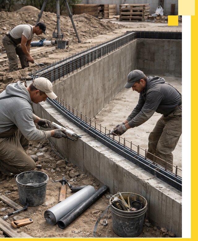 Качественный монтаж чаши бассейна в Полысаеве под ключ с гарантией