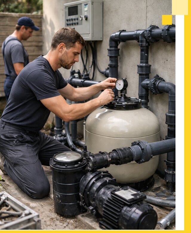 Поставка и монтаж фильтровального оборудования для бассейнов в Полысаеве