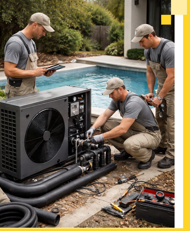 Проектирование и установка тепловых насосов для бассейнов в Полысаеве