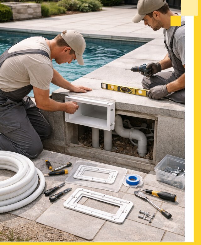 Поставка и установка скиммеров для бассейнов в Полысаеве