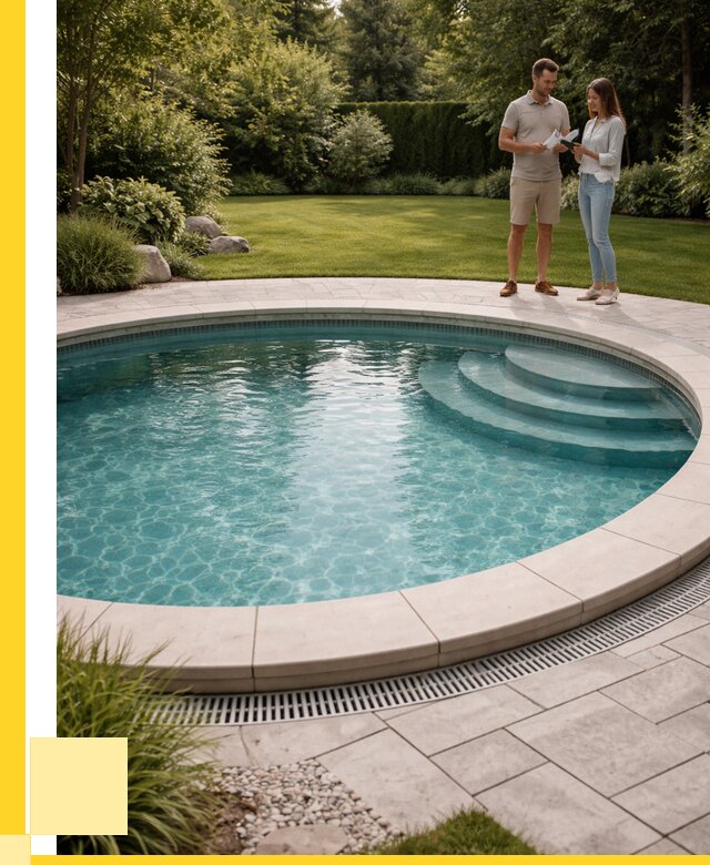 Круглые каркасные бассейны купить в Полысаеве от 257075 р. | ЭриданПлс