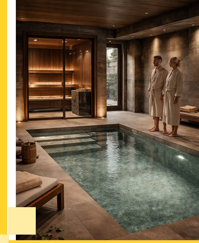 Сауна с большим бассейном в Полысаеве от 1233960 р. ЭриданПлс