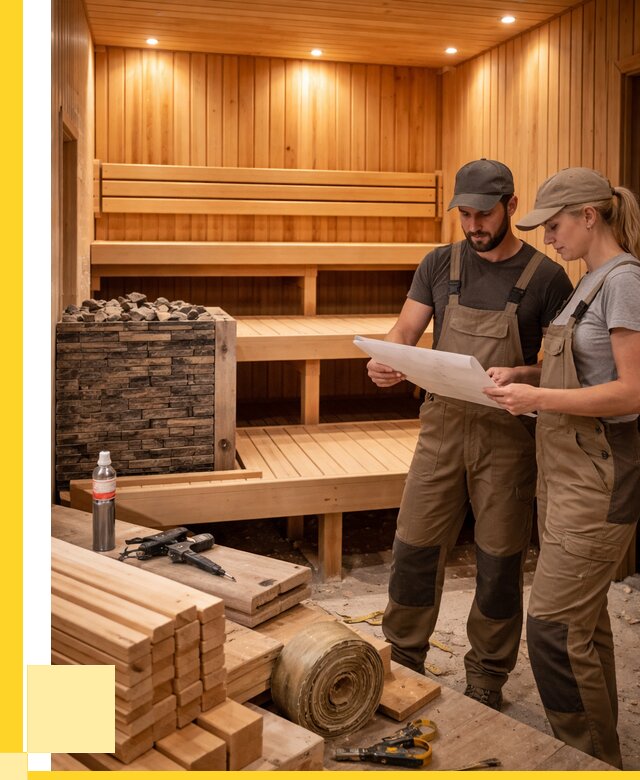 Строительство саун в Полысаеве под ключ от 257075 р., ЭриданПлс