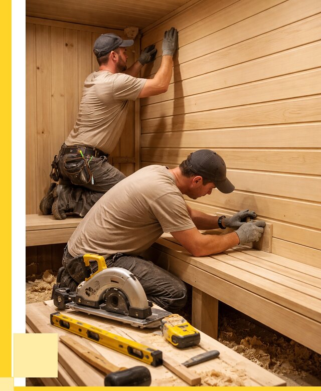 Обшивка саун вагонкой в Полысаеве от 2571 р. | ЭриданПлс