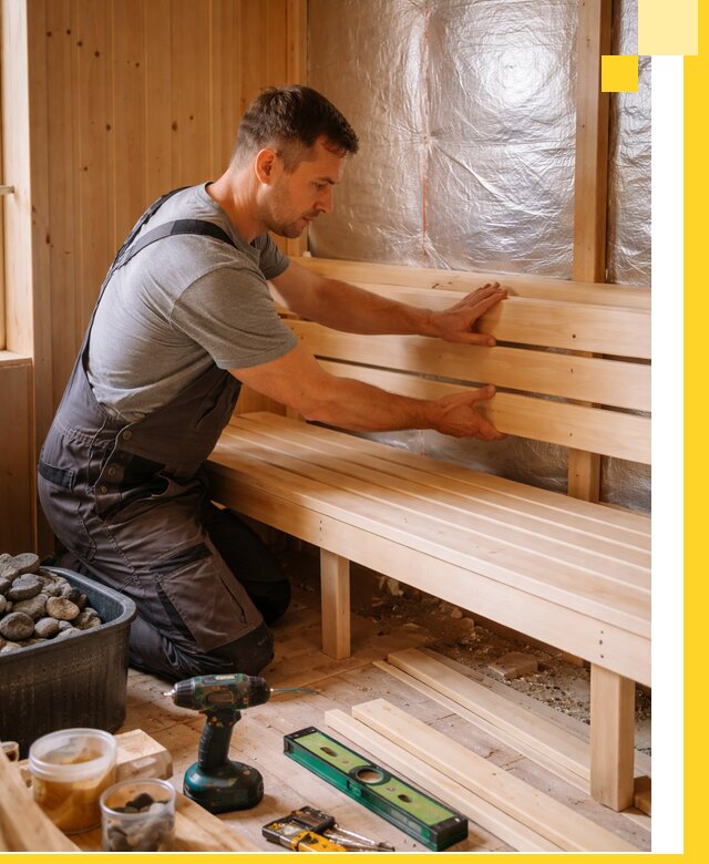 Проектирование, изготовление и монтаж финских саун в Полысаеве