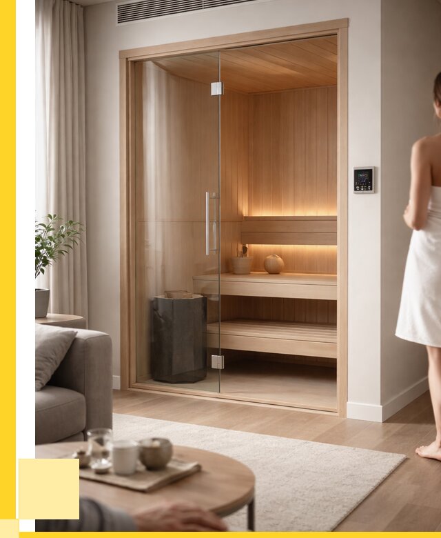 Сауна в квартире под ключ в Полысаеве от 123396 р. ЭриданПлс