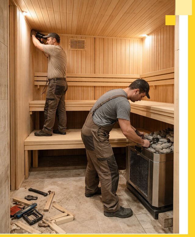 Купить сауну под ключ в Полысаеве с монтажом и гарантией