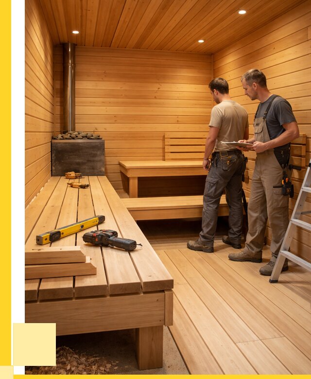 Отделка бань и саун в Полысаеве по цене от 4627 р. | ЭриданПлс