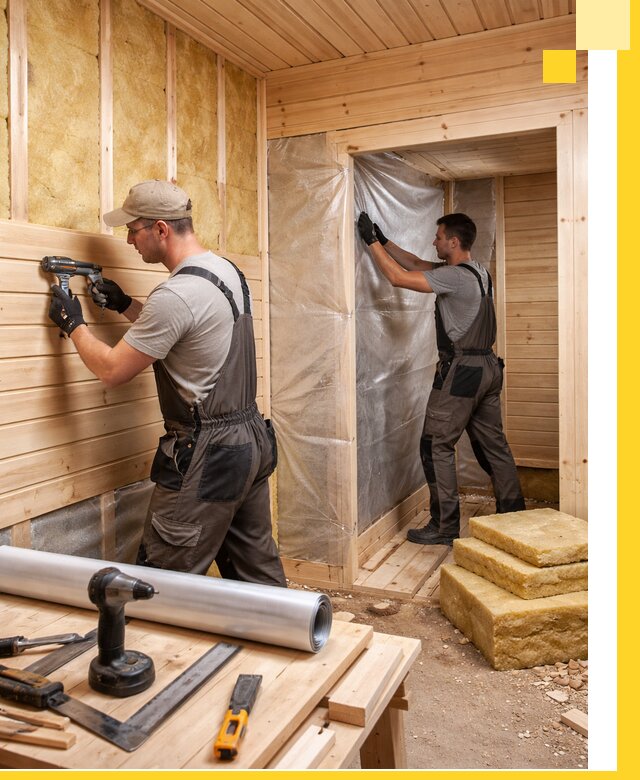 Бани под ключ в Полысаеве с проектом и полным монтажом