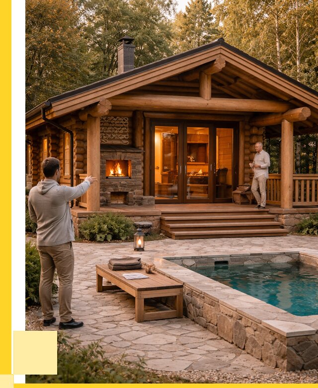 Проекты бань и хамам в Полысаеве от 25708 р. | ЭриданПлс