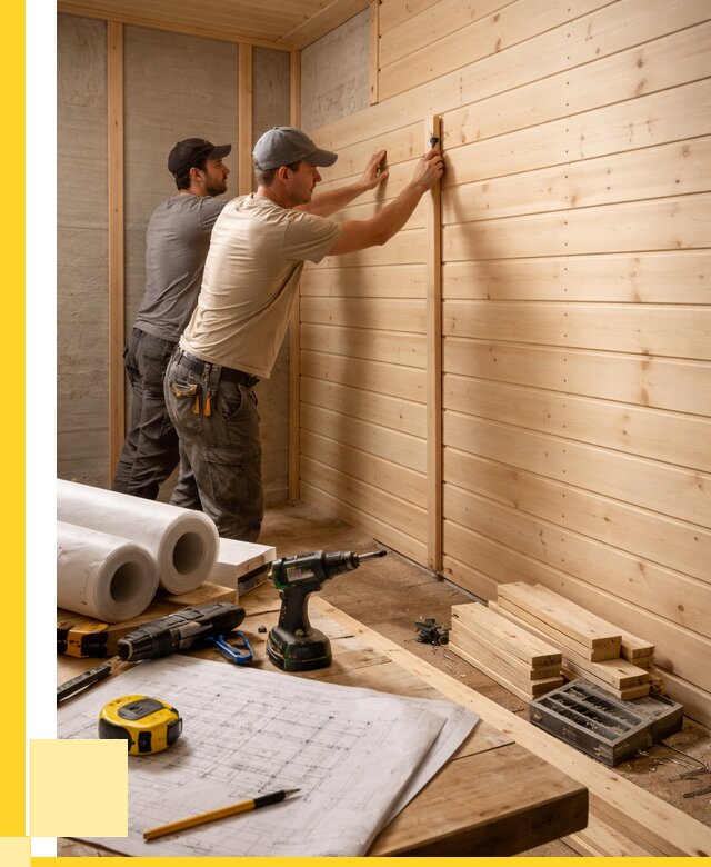 Обшивка бани вагонкой в Полысаеве от 1234 р., ЭриданПлс