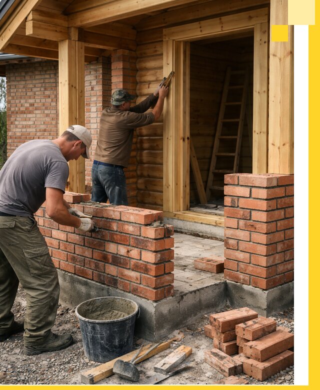 Строительство кирпичных бань под ключ в Полысаеве с гарантией качества